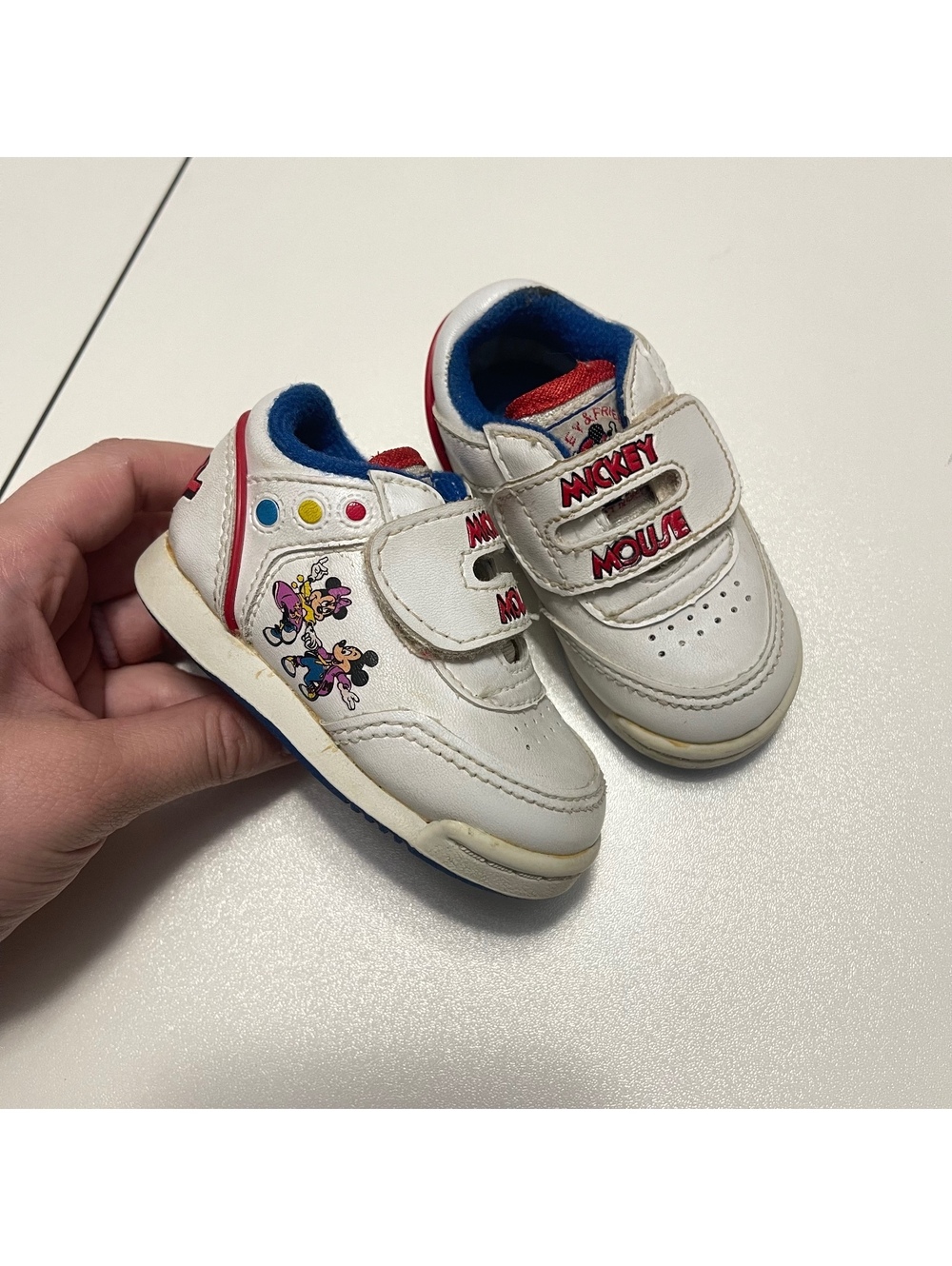 Vintage Mickey Mouse Baby boy's Size 1 Shoes